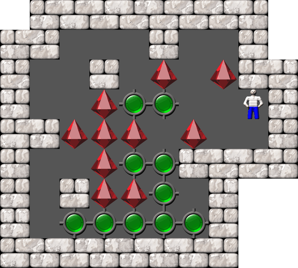 Sokoban Compact Catalysts 02 level 134